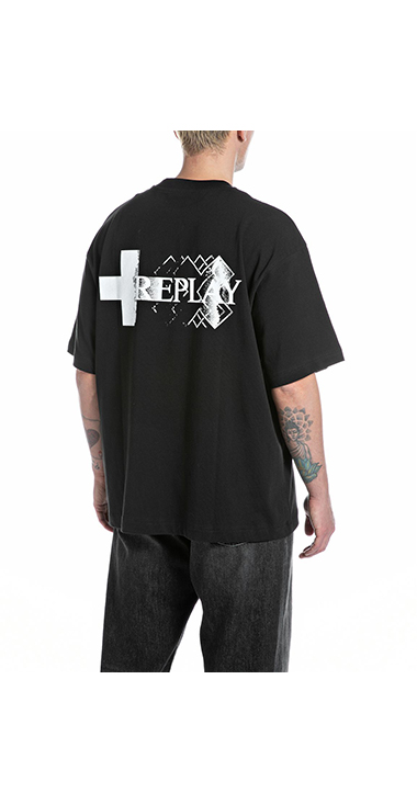 REPLAY X MAR＋IN GARRI× コラボTシャツ 詳細画像 ブラック 2